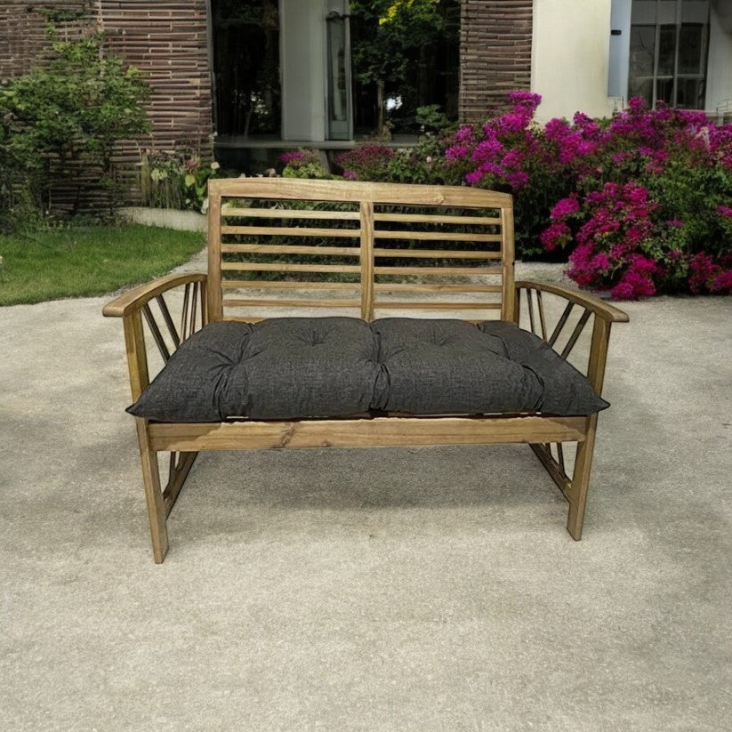 Lumaroo Premium Gartenbank-Kissen - Bequeme, Wetterfeste Sitzauflage für Außenbereich, Elegantes Design für Terrassen- & Gartenmöbel