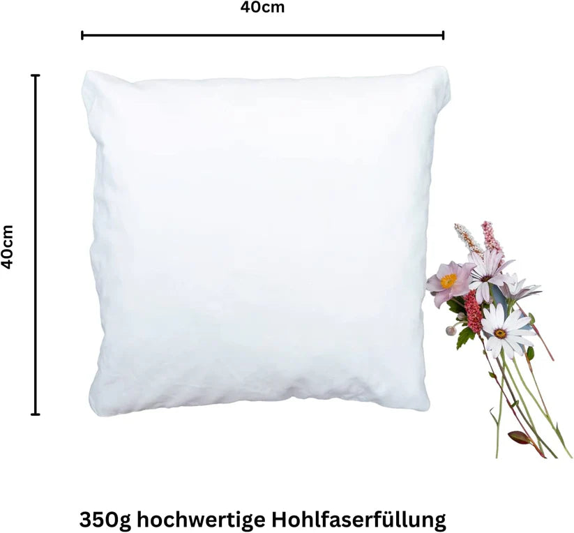 Premium-Kissen aus 100 % Baumwolle, hergestellt in Deutschland – höchste Hotelqualität