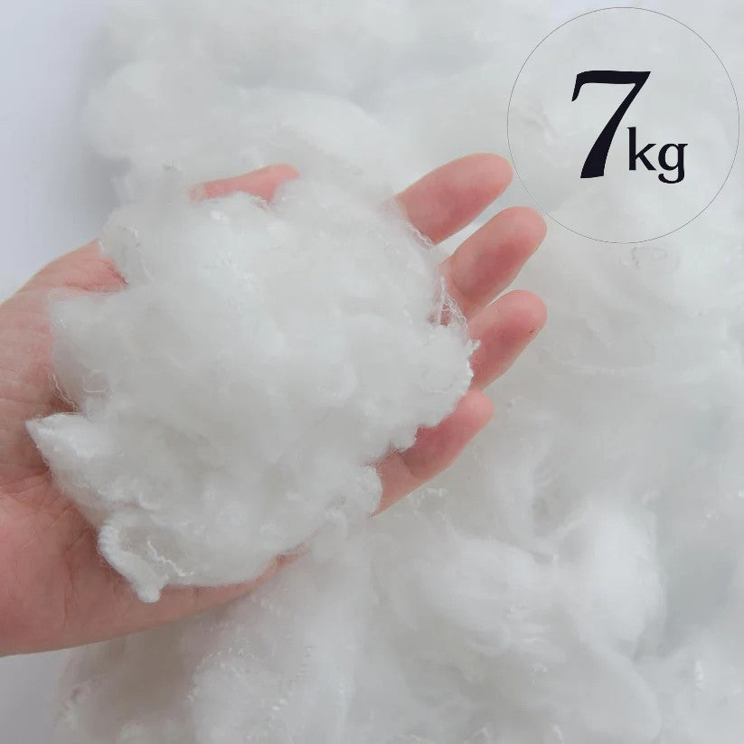 Hohlfaser 7kg, Füllwatte- Sackhohlfaser , 100% Frischfasermaterial Oeko TEX Standard