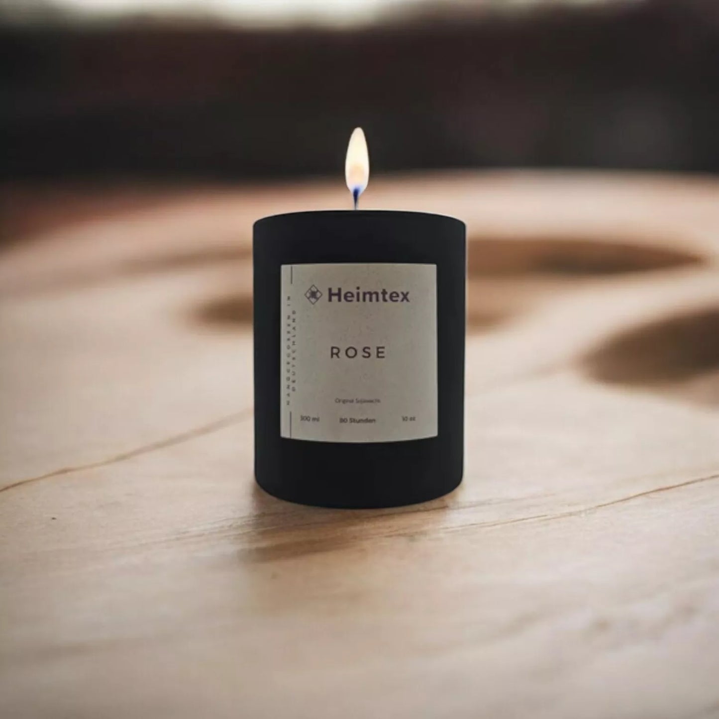 Handgefertigte Chakra-Kerze 300ml –80h Brenndauer, mit Chakra-Steinen