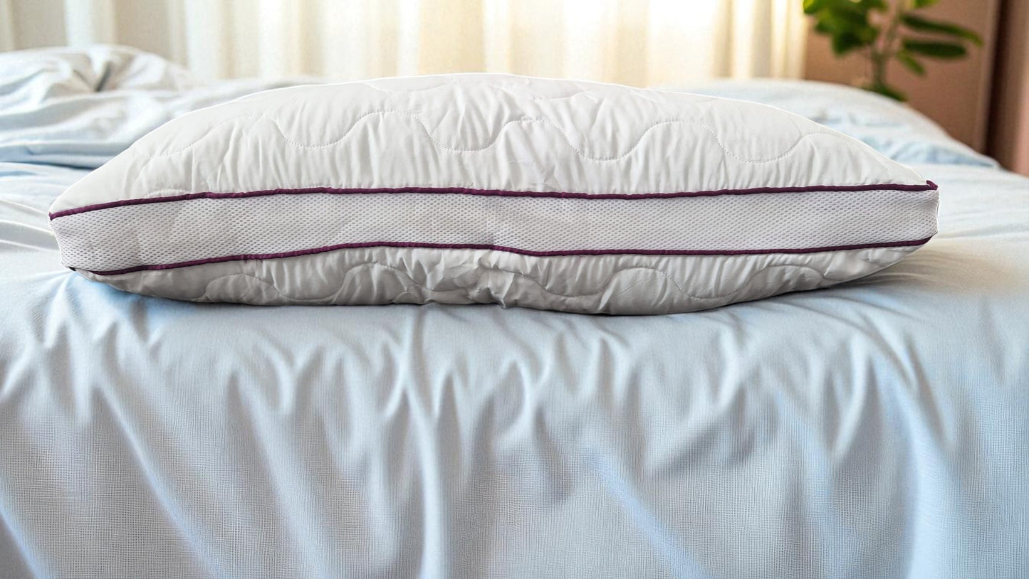 Heimtex Kopfkissen 80x80 höhenverstellbar mit Reißverschluss – Allergiker geeignet, Oeko-Tex, waschbar