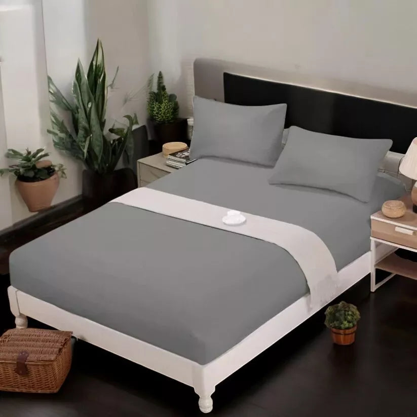 Shenaaya Spannbettlaken Mikrofaser Weiches Spannbetttuch mit Gummizug Matratzen